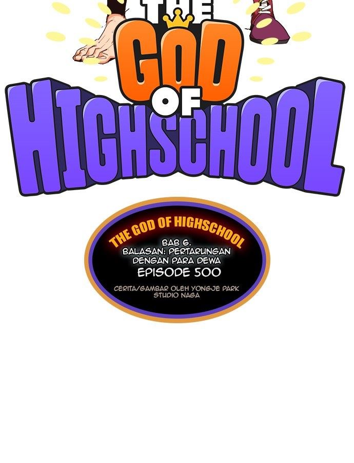 Manhwa The God of High School Chapter 500 gambar nomor 2