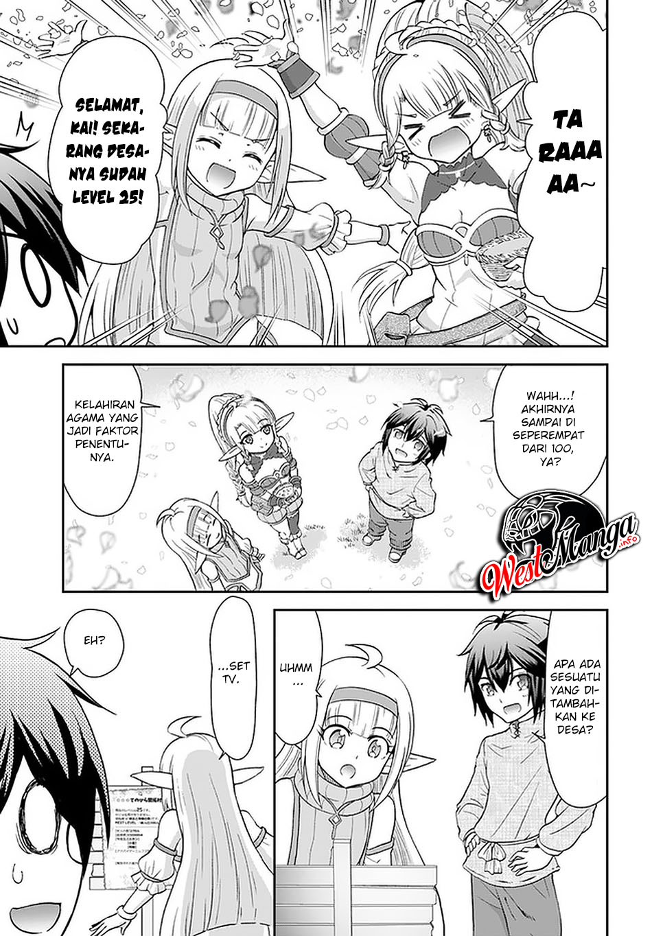 Tenohira Kaitaku Mura de Isekai Kenkokuki: Fueteku Yome-tachi to Nonbiri Mujintou Life (fix) Chapter 23 Gambar 21