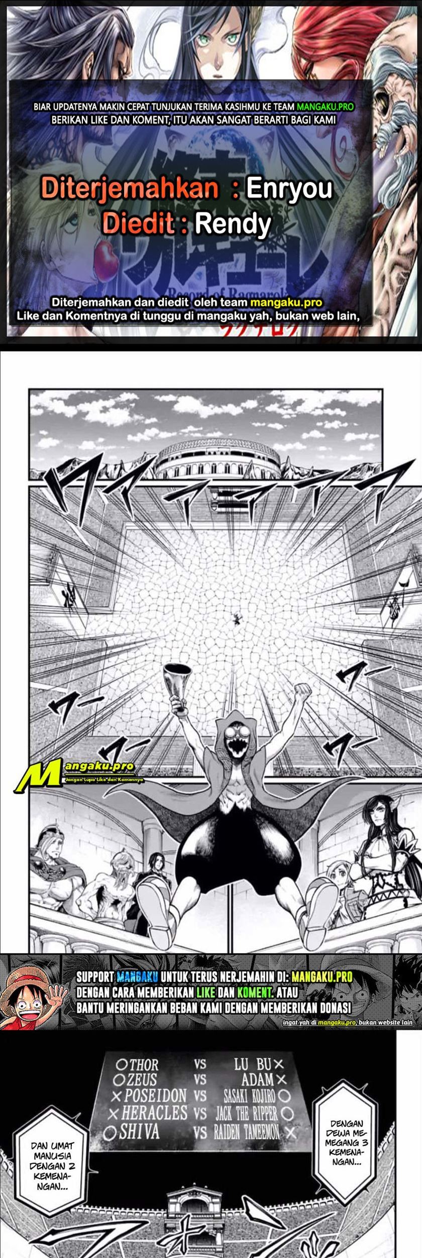 Baca Komik Shuumatsu no Valkyrie Chapter 43.2 Gambar 1