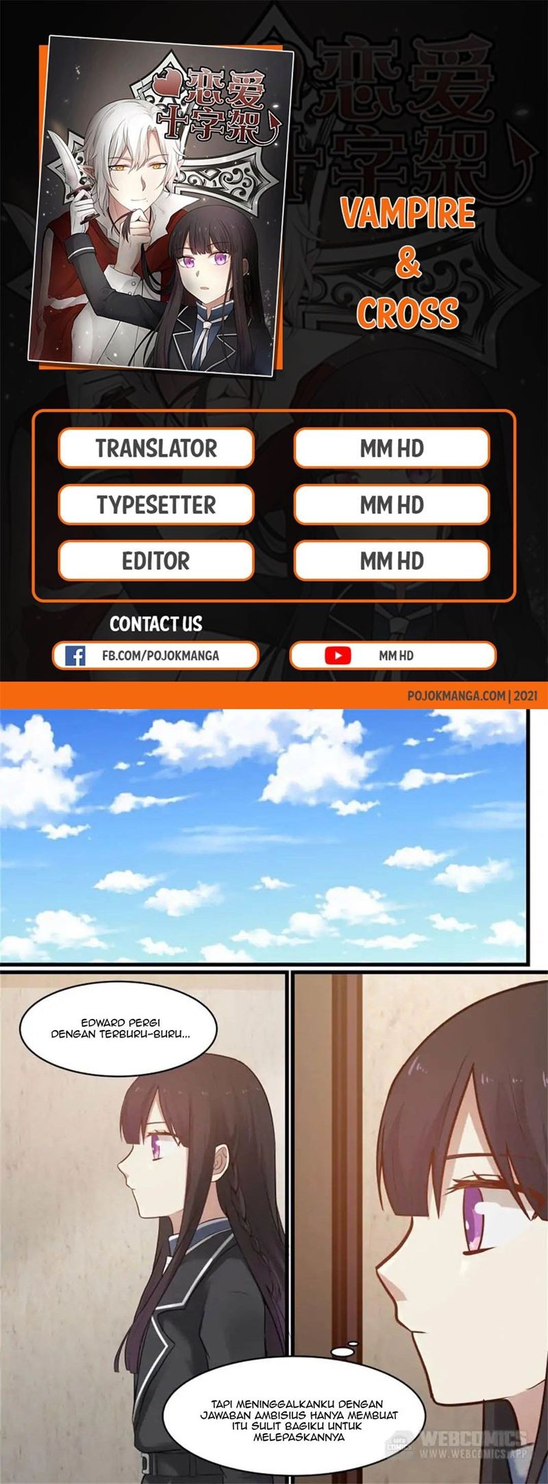 Komik Vampire & Cross Chapter 27 gambar nomor 1