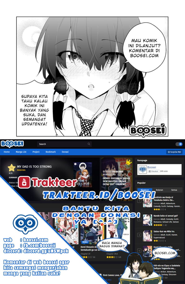 Koe ga dasenai Shoujo wa “Kanojo ga Yasashisugiru” to Omotte iru Chapter 21 Gambar 11