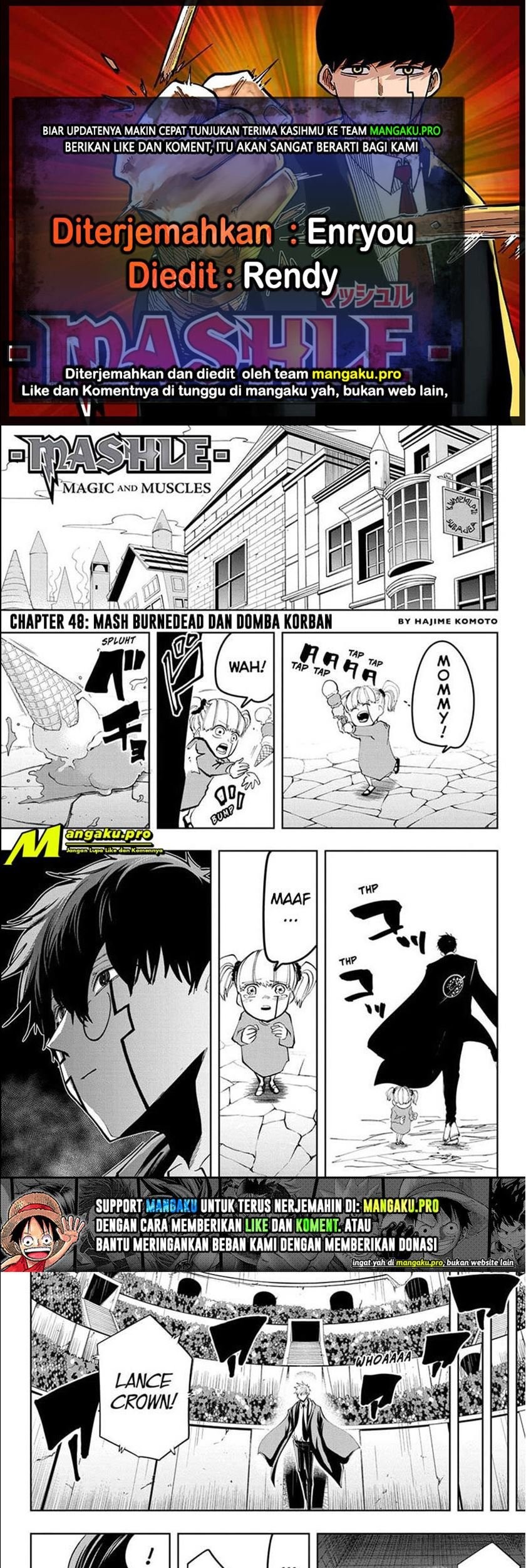 Komik Mashle: Magic and Muscles Chapter 48 gambar 1