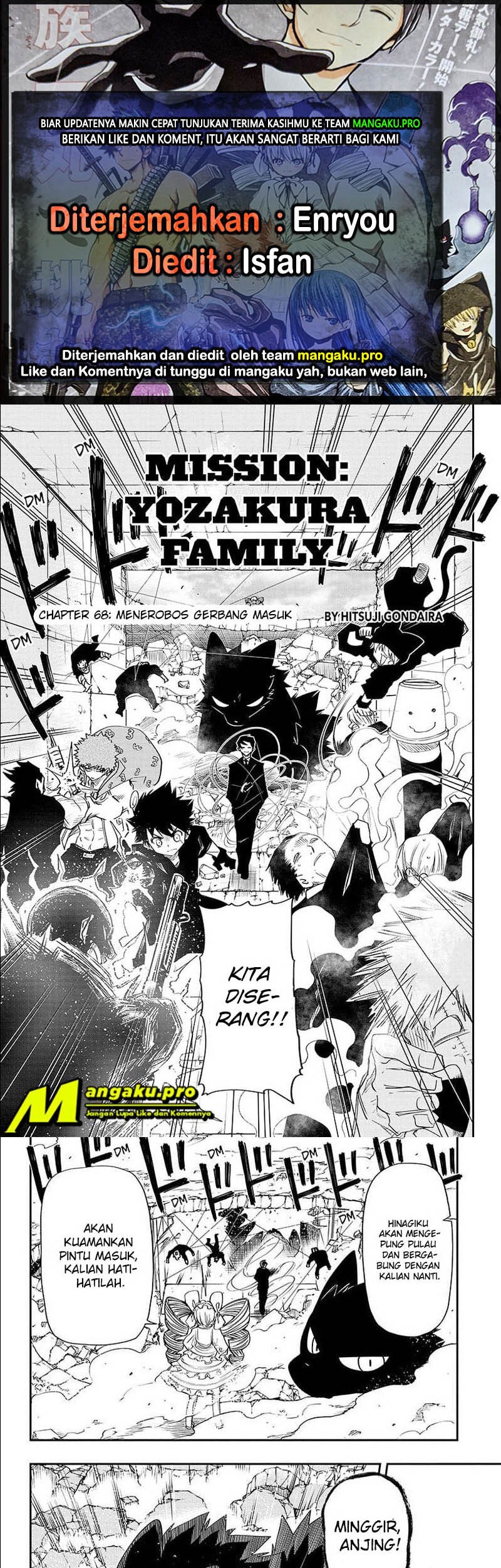 Baca Komik Mission: Yozakura Family Chapter 68 Gambar 1