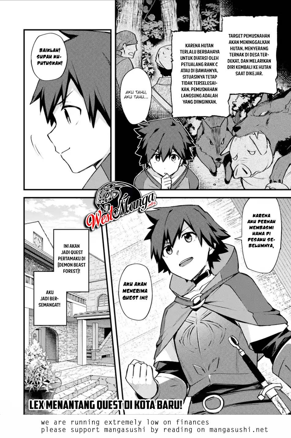 Nido Tensei Shita Shounen wa S Rank Boukensha Toshite Heion ni Sugosu Chapter 16 Gambar 35