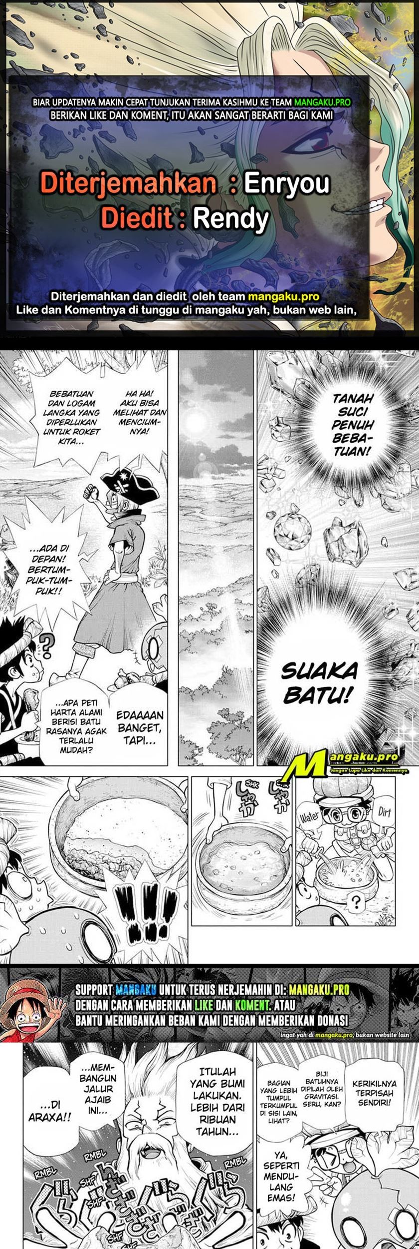 Baca Komik Dr. Stone Chapter 184 Gambar 1