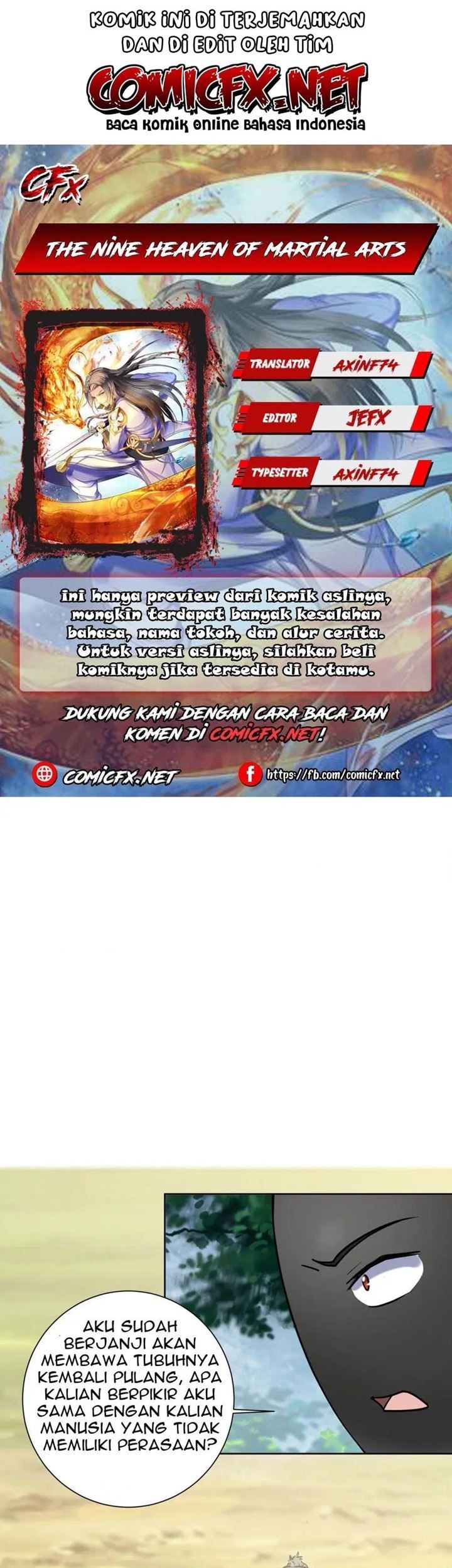 Baca Komik The Nine Heaven of Martial Arts Chapter 149 Gambar 1