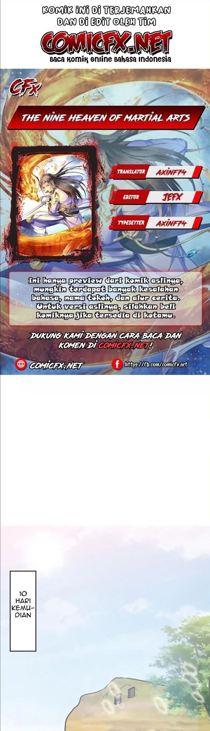 Baca Komik The Nine Heaven of Martial Arts Chapter 148 Gambar 1