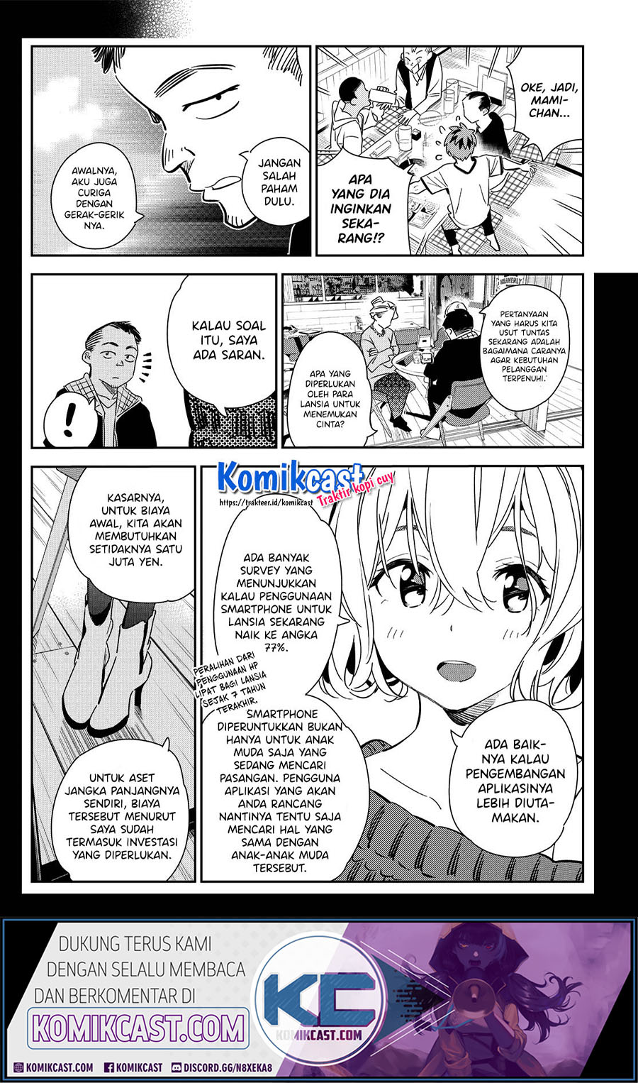 Kanojo Okarishimasu Chapter 175 Gambar 9