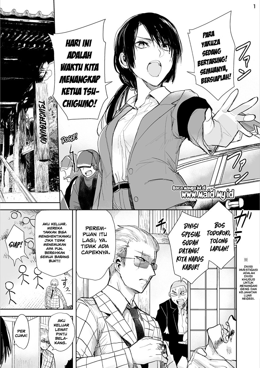 Yakuza to Metsuki no Warui Onna Keiji no Hanashi Chapter 01 Gambar 5