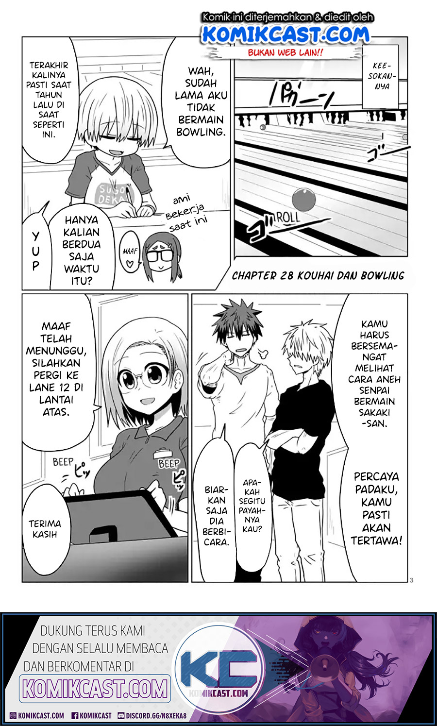 Uzaki-chan wa Asobitai! Chapter 28 Gambar 4
