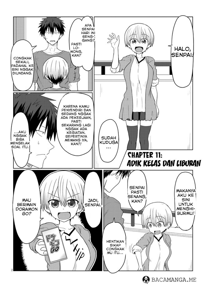 Baca Manga Uzaki-chan wa Asobitai! Chapter 11 Gambar 2