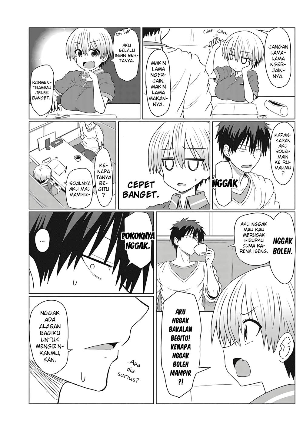 Baca Manga Uzaki-chan wa Asobitai! Chapter 05.2 Gambar 2