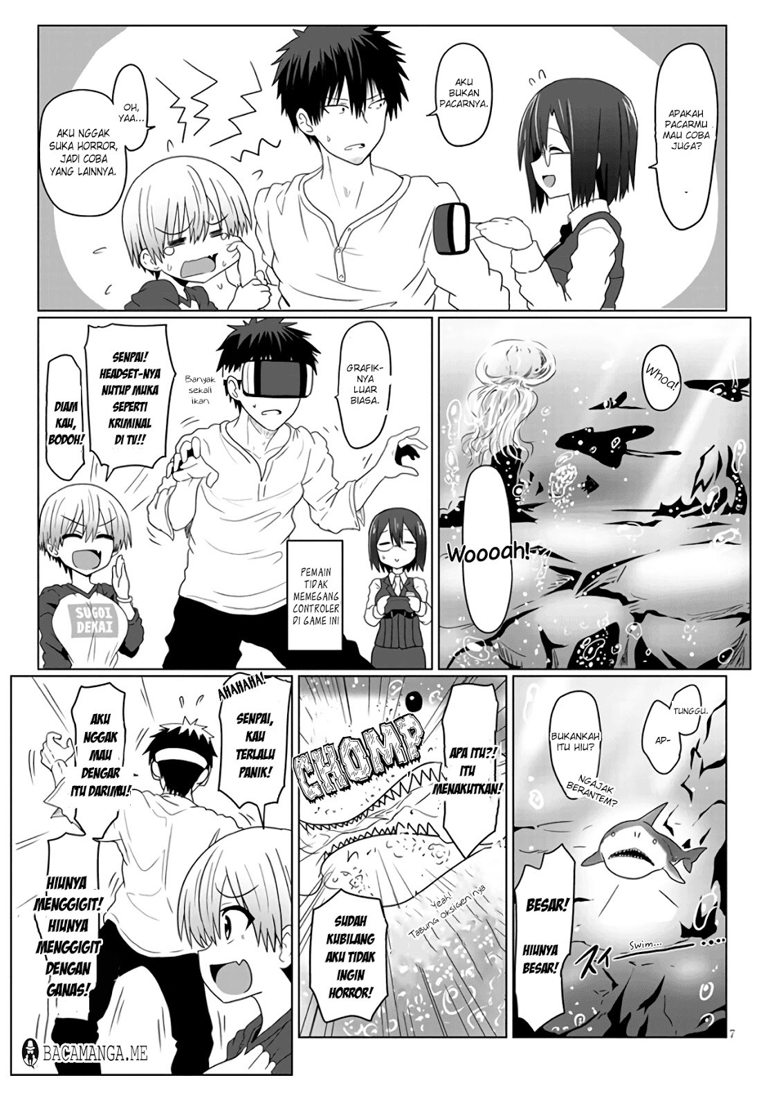 Uzaki-chan wa Asobitai! Chapter 03.2 Gambar 3