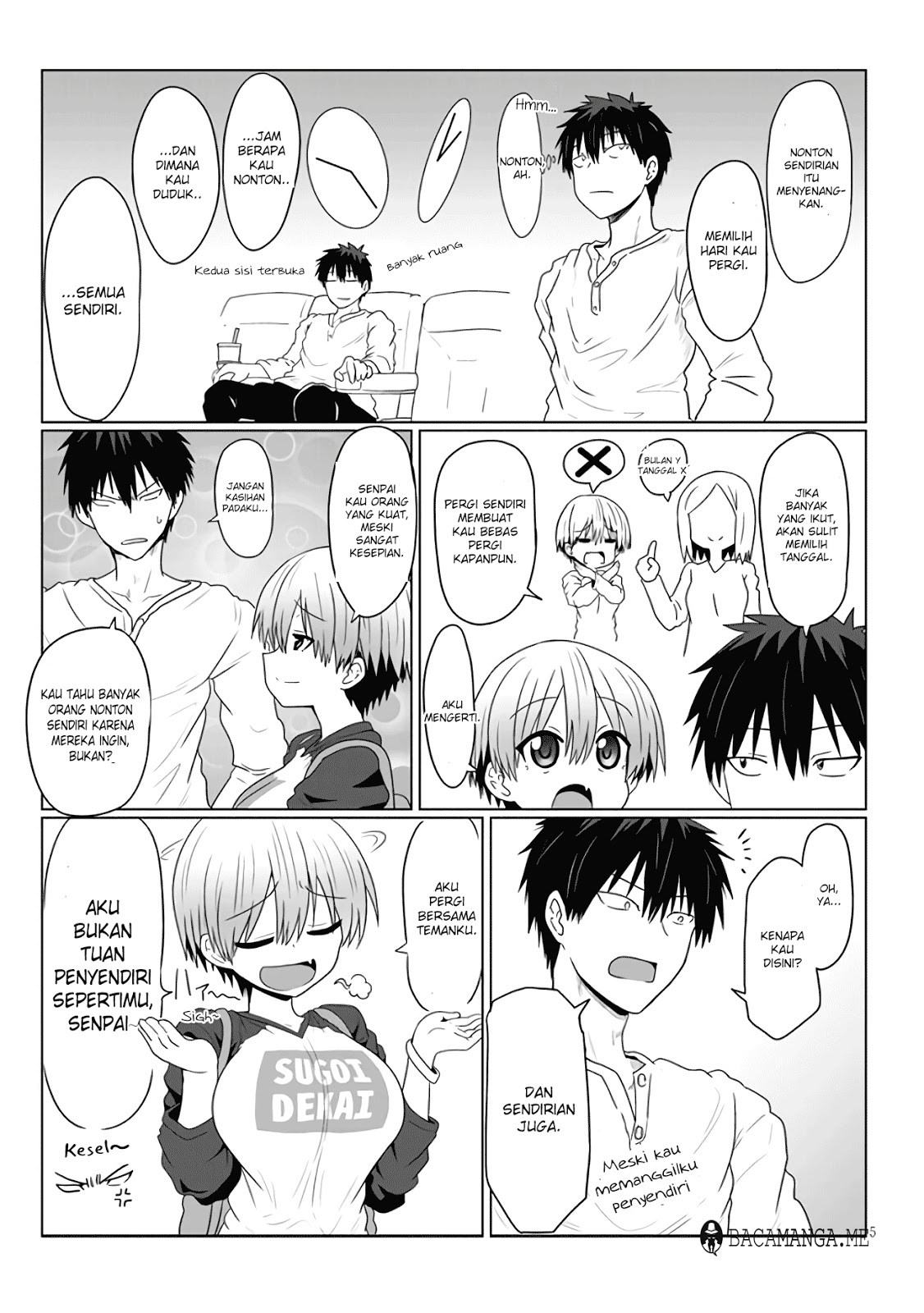 Uzaki-chan wa Asobitai! Chapter 02 Gambar 5