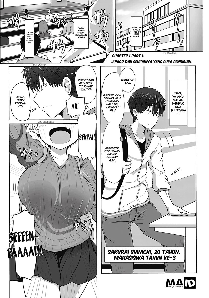 Uzaki-chan wa Asobitai! Chapter 01.1 Gambar 3