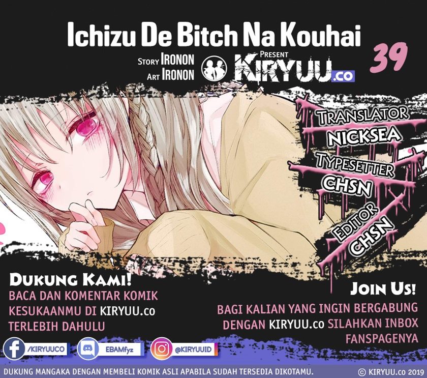 Baca Komik Ichizu de Bitch na Kouhai Chapter 39 Gambar 1