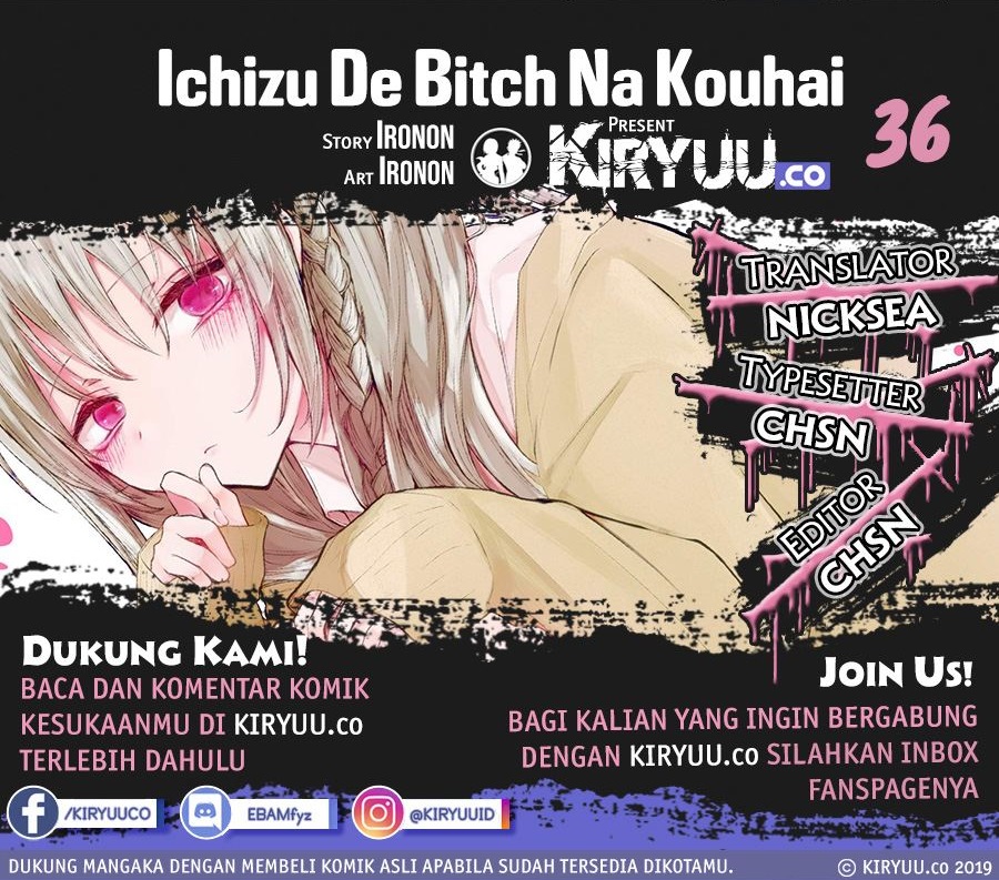 Baca Komik Ichizu de Bitch na Kouhai Chapter 36 Gambar 1