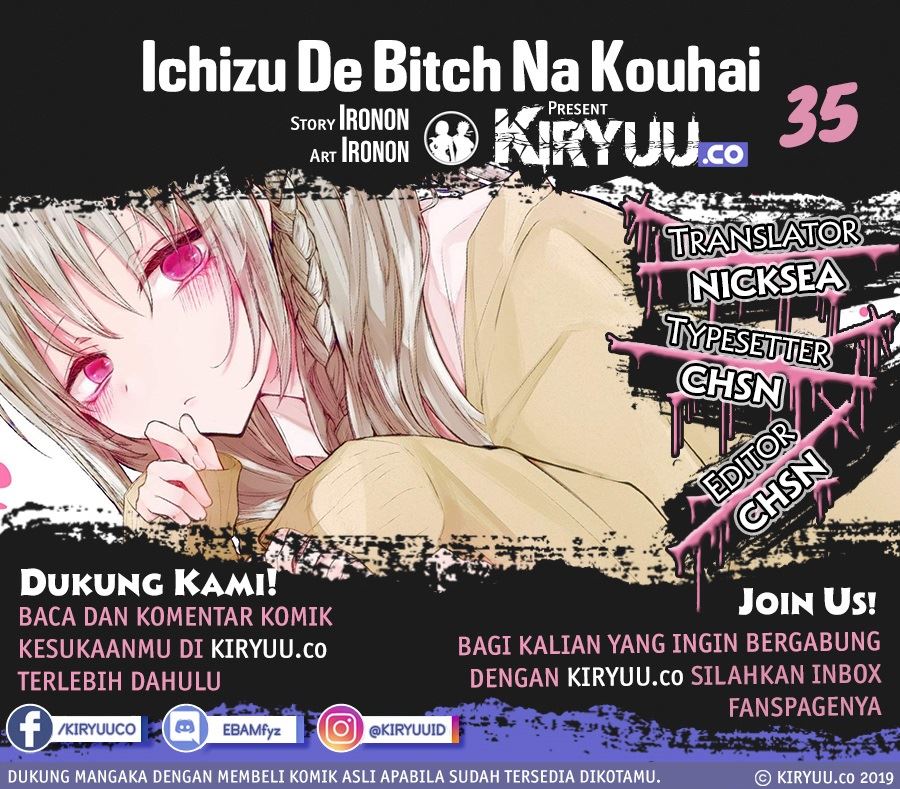 Baca Komik Ichizu de Bitch na Kouhai Chapter 35 Gambar 1