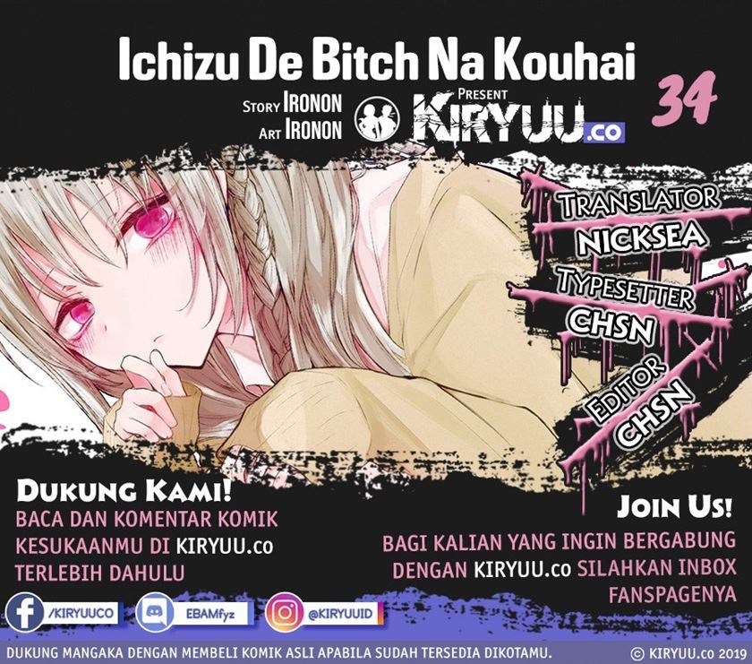 Baca Komik Ichizu de Bitch na Kouhai Chapter 34 Gambar 1