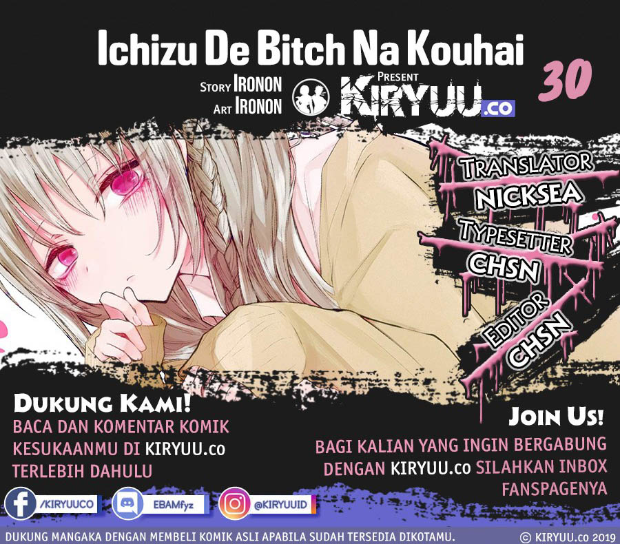 Baca Komik Ichizu de Bitch na Kouhai Chapter 30 Gambar 1