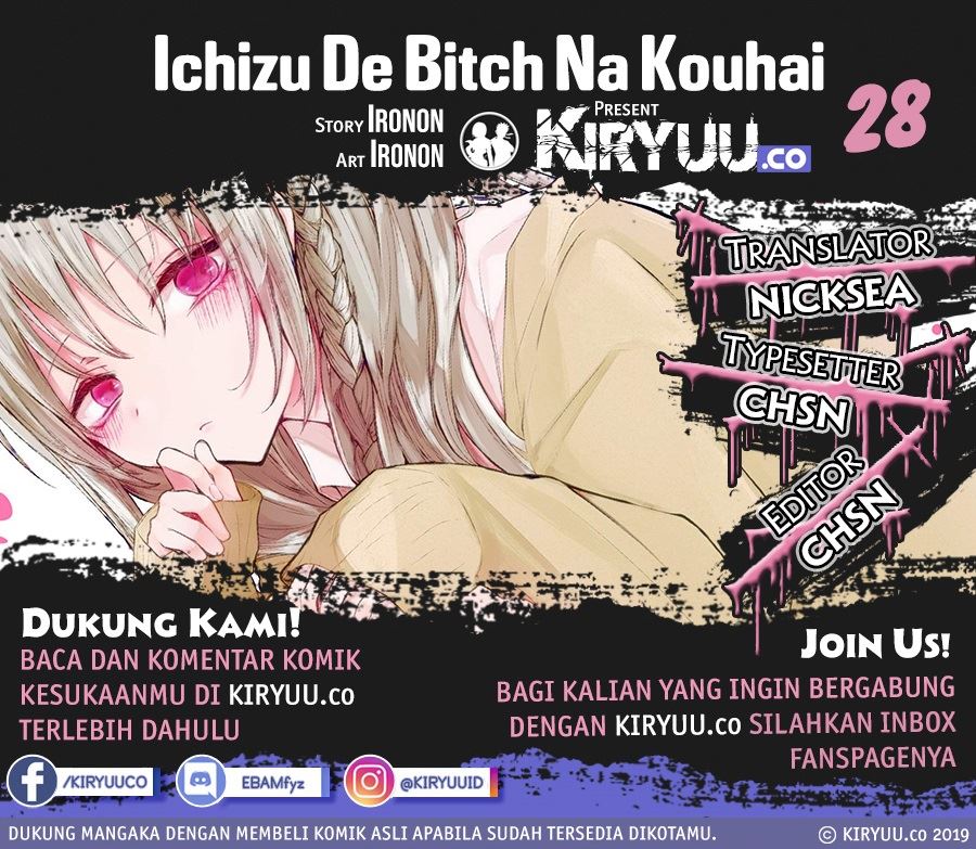 Baca Komik Ichizu de Bitch na Kouhai Chapter 28 Gambar 1