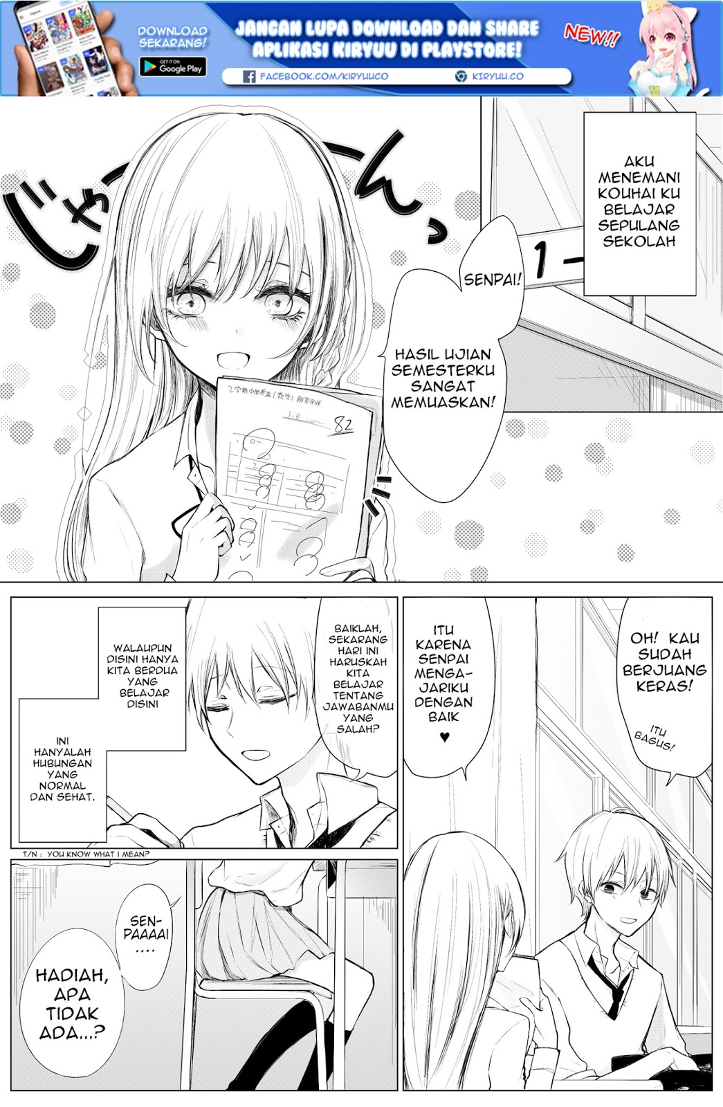 Baca Manga Ichizu de Bitch na Kouhai Chapter 09 Gambar 2