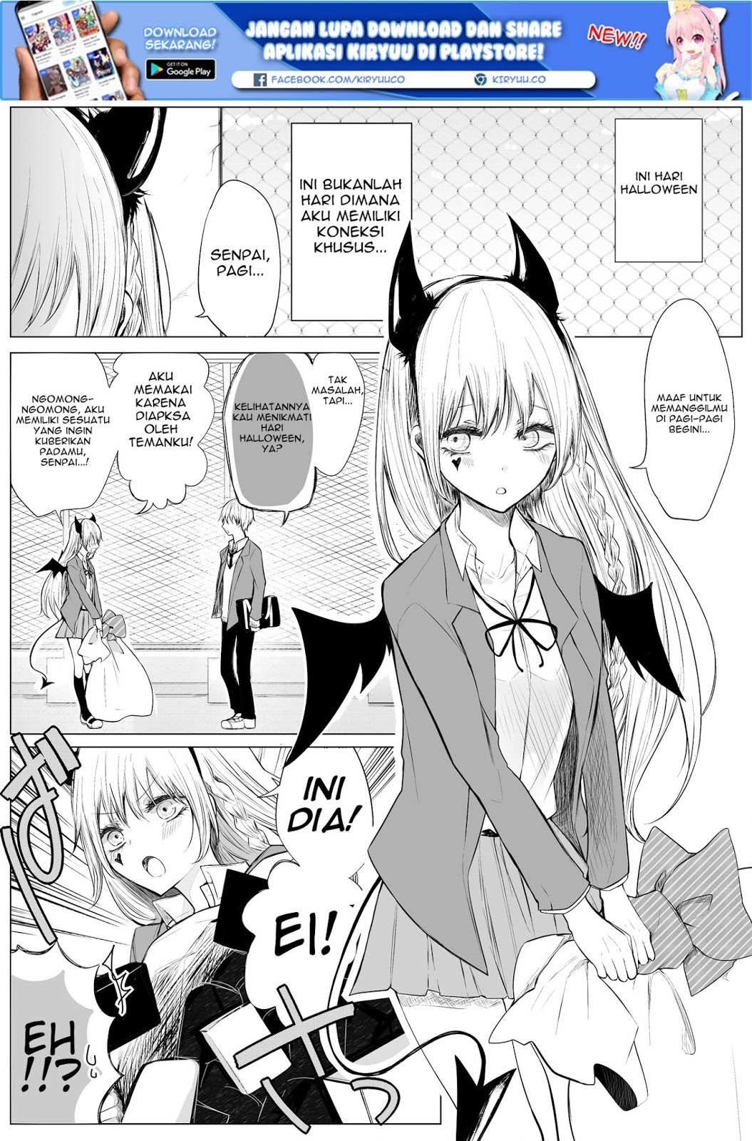 Baca Manga Ichizu de Bitch na Kouhai Chapter 08 Gambar 2