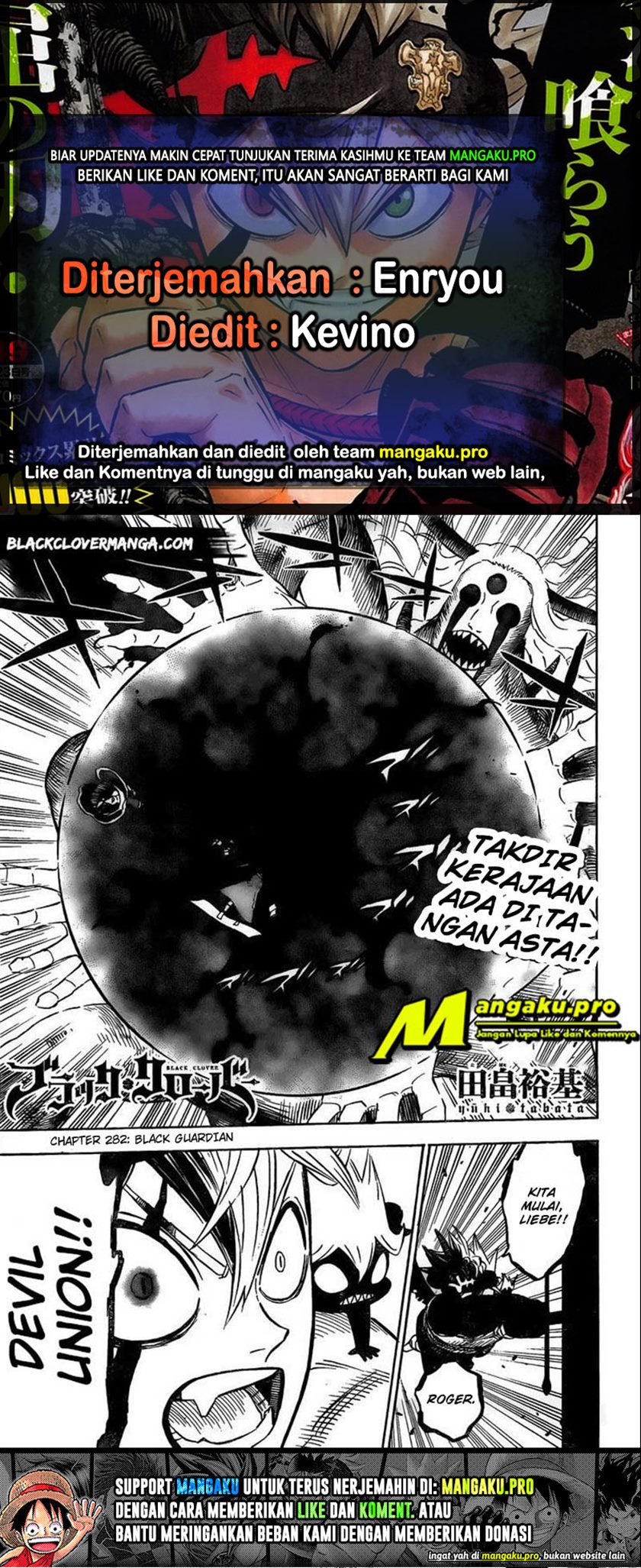 Baca Komik Black Clover Chapter 282 Gambar 1