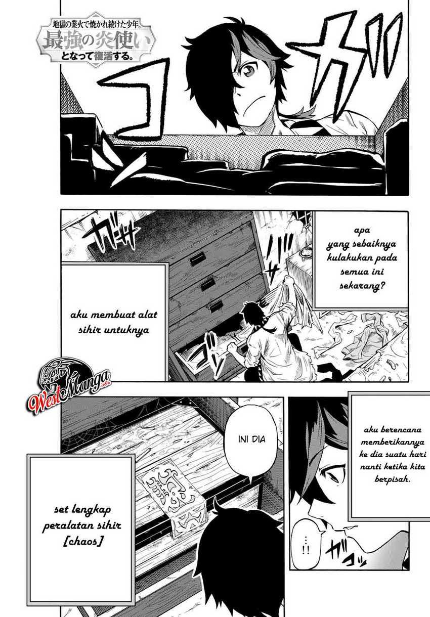 Jigoku no Gouka de Yaka re Tsuzuketa Shounen. Saikyou no Honou Tsukai to Natte Fukkatsu Suru. Chapter 05 Gambar 3