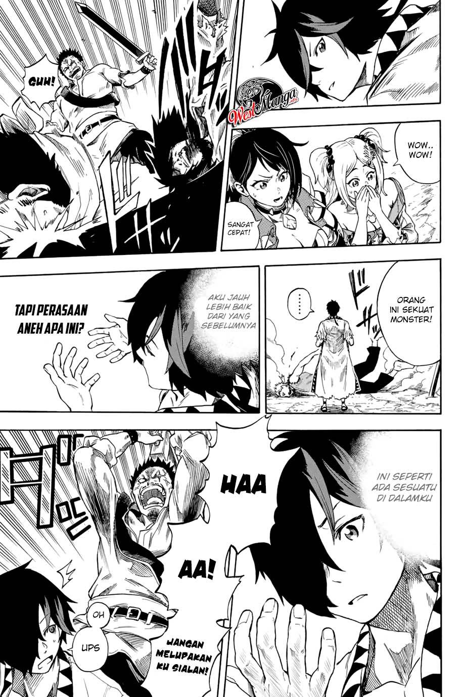 Jigoku no Gouka de Yaka re Tsuzuketa Shounen. Saikyou no Honou Tsukai to Natte Fukkatsu Suru. Chapter 01.2 Gambar 11