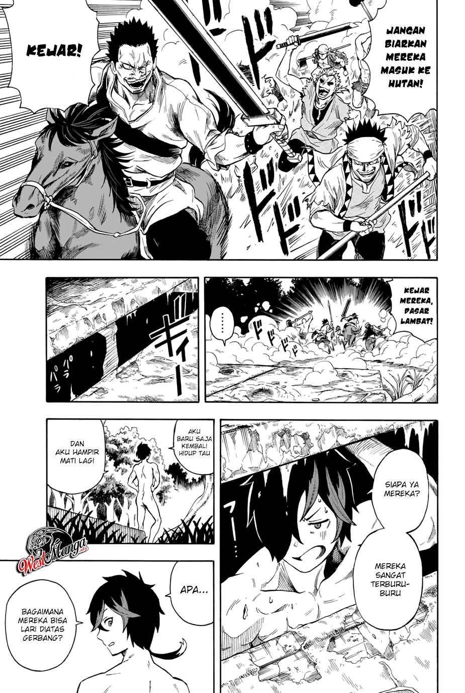 Jigoku no Gouka de Yaka re Tsuzuketa Shounen. Saikyou no Honou Tsukai to Natte Fukkatsu Suru. Chapter 01.2 Gambar 3