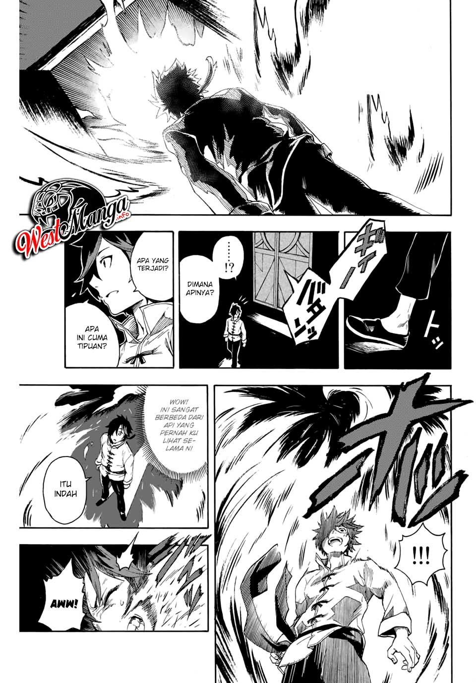 Jigoku no Gouka de Yaka re Tsuzuketa Shounen. Saikyou no Honou Tsukai to Natte Fukkatsu Suru. Chapter 01.1 Gambar 15