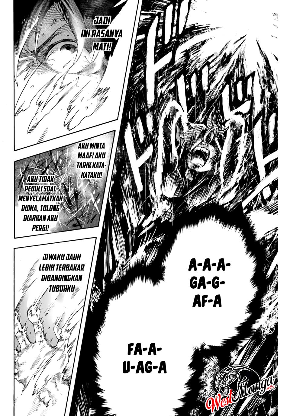 Jigoku no Gouka de Yaka re Tsuzuketa Shounen. Saikyou no Honou Tsukai to Natte Fukkatsu Suru. Chapter 01.1 Gambar 18