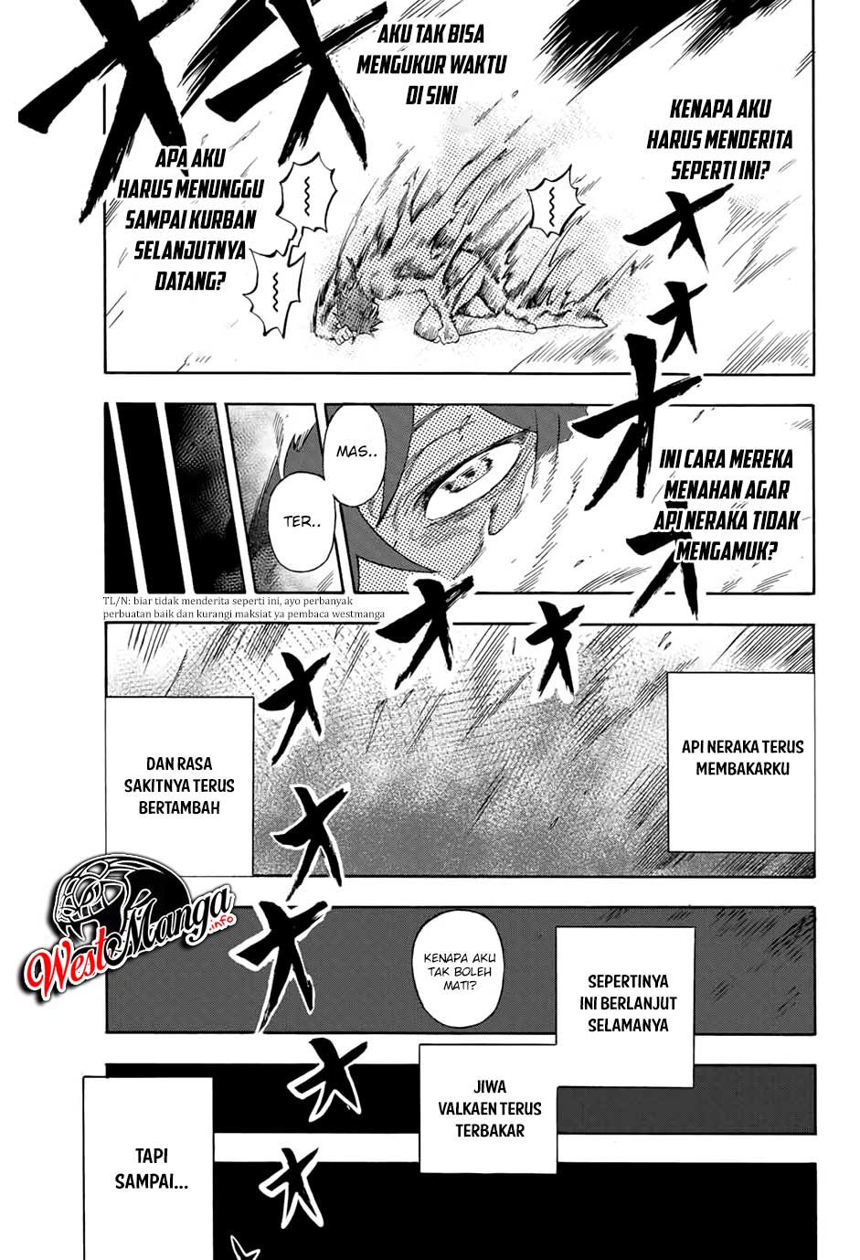 Jigoku no Gouka de Yaka re Tsuzuketa Shounen. Saikyou no Honou Tsukai to Natte Fukkatsu Suru. Chapter 01.1 Gambar 19