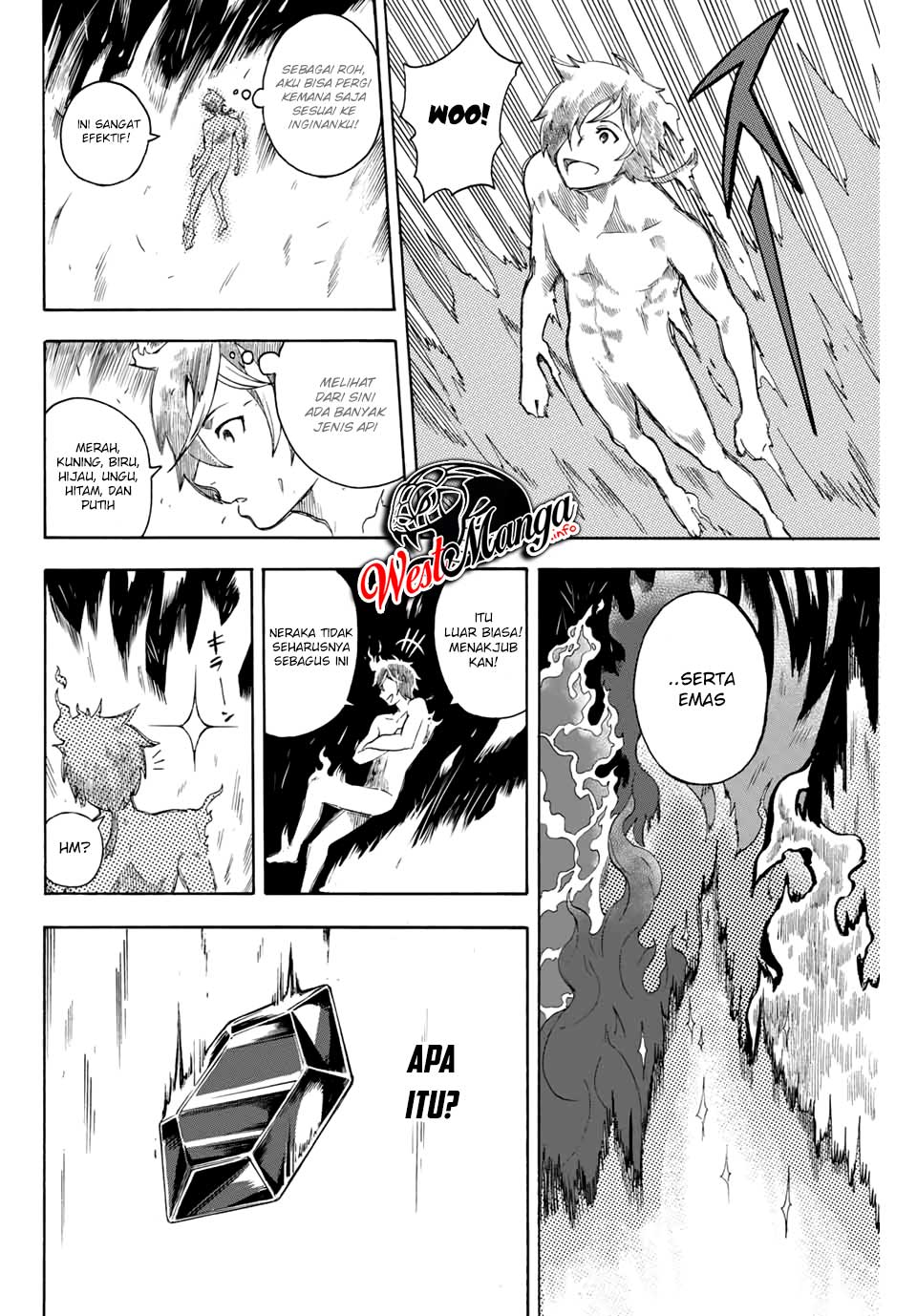 Jigoku no Gouka de Yaka re Tsuzuketa Shounen. Saikyou no Honou Tsukai to Natte Fukkatsu Suru. Chapter 01.1 Gambar 22