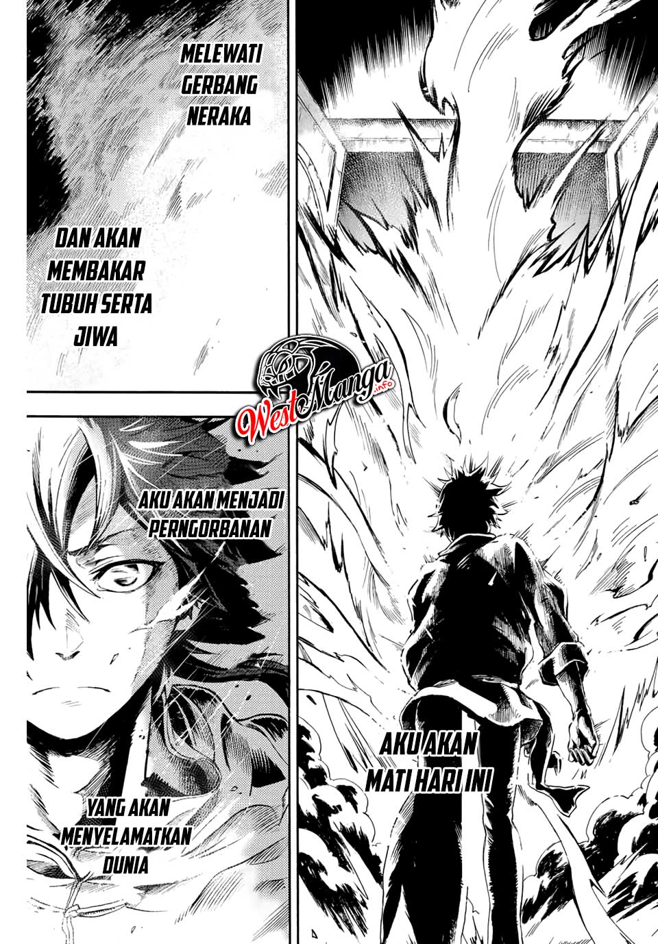 Jigoku no Gouka de Yaka re Tsuzuketa Shounen. Saikyou no Honou Tsukai to Natte Fukkatsu Suru. Chapter 01.1 Gambar 3