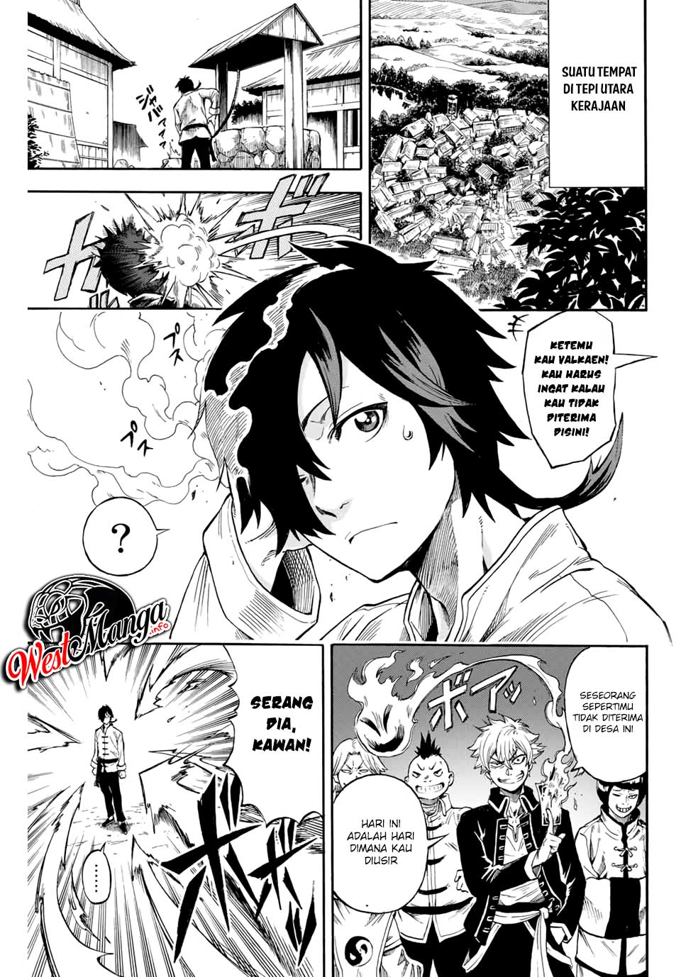 Jigoku no Gouka de Yaka re Tsuzuketa Shounen. Saikyou no Honou Tsukai to Natte Fukkatsu Suru. Chapter 01.1 Gambar 5