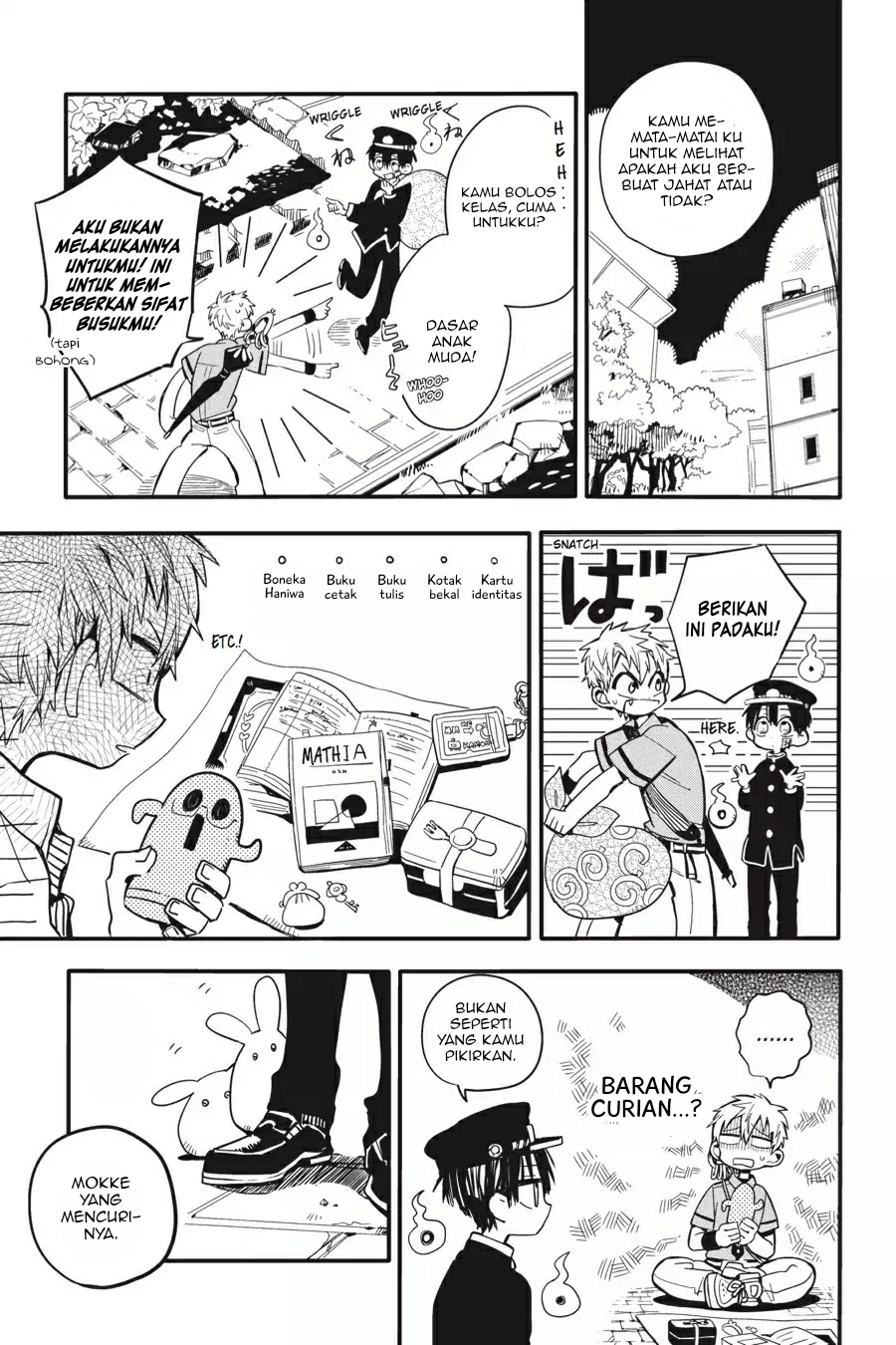 Jibaku Shounen Hanako-kun Chapter 09 Gambar 17