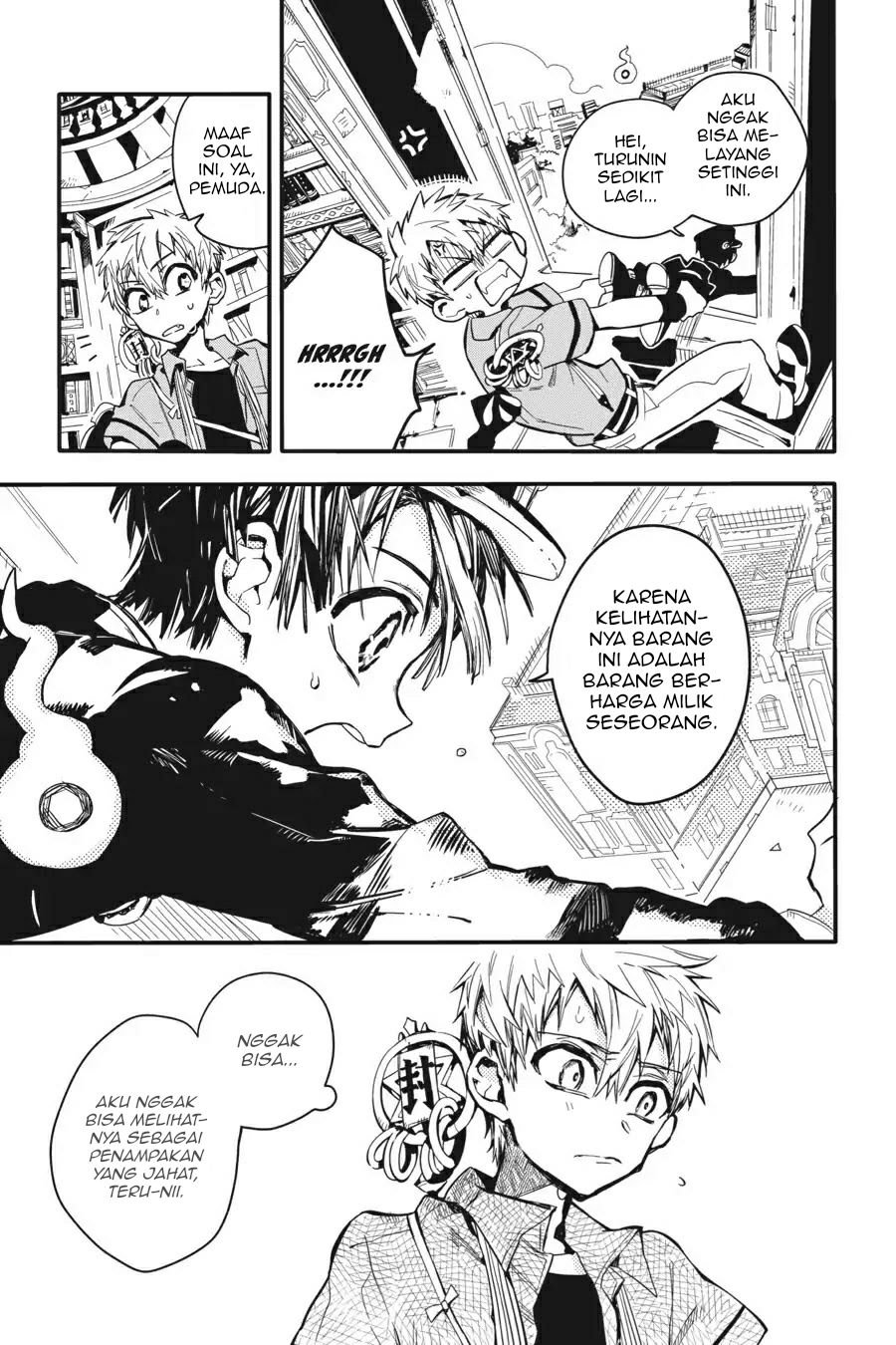 Jibaku Shounen Hanako-kun Chapter 09 Gambar 21