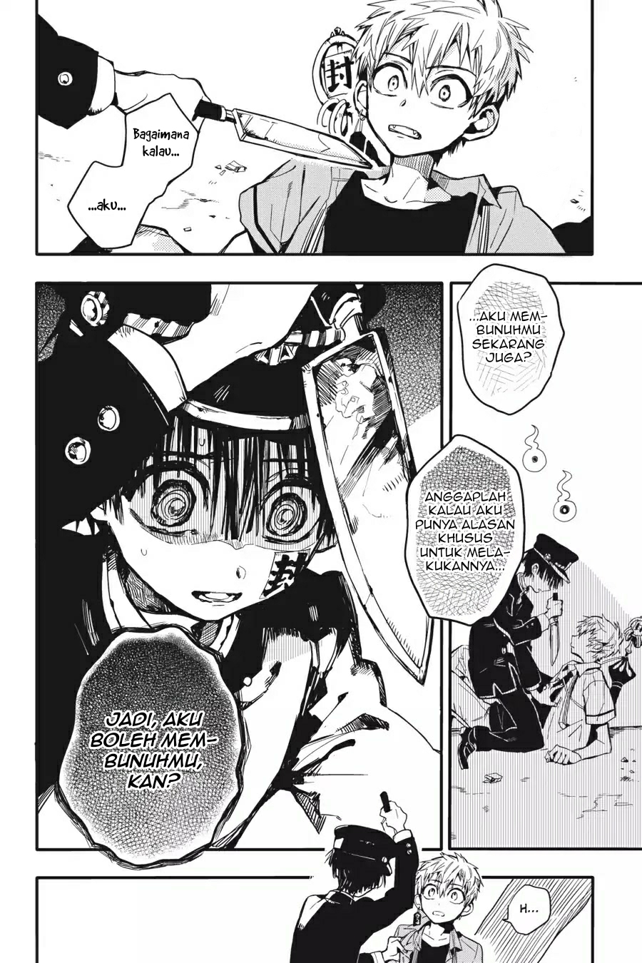Jibaku Shounen Hanako-kun Chapter 09 Gambar 31