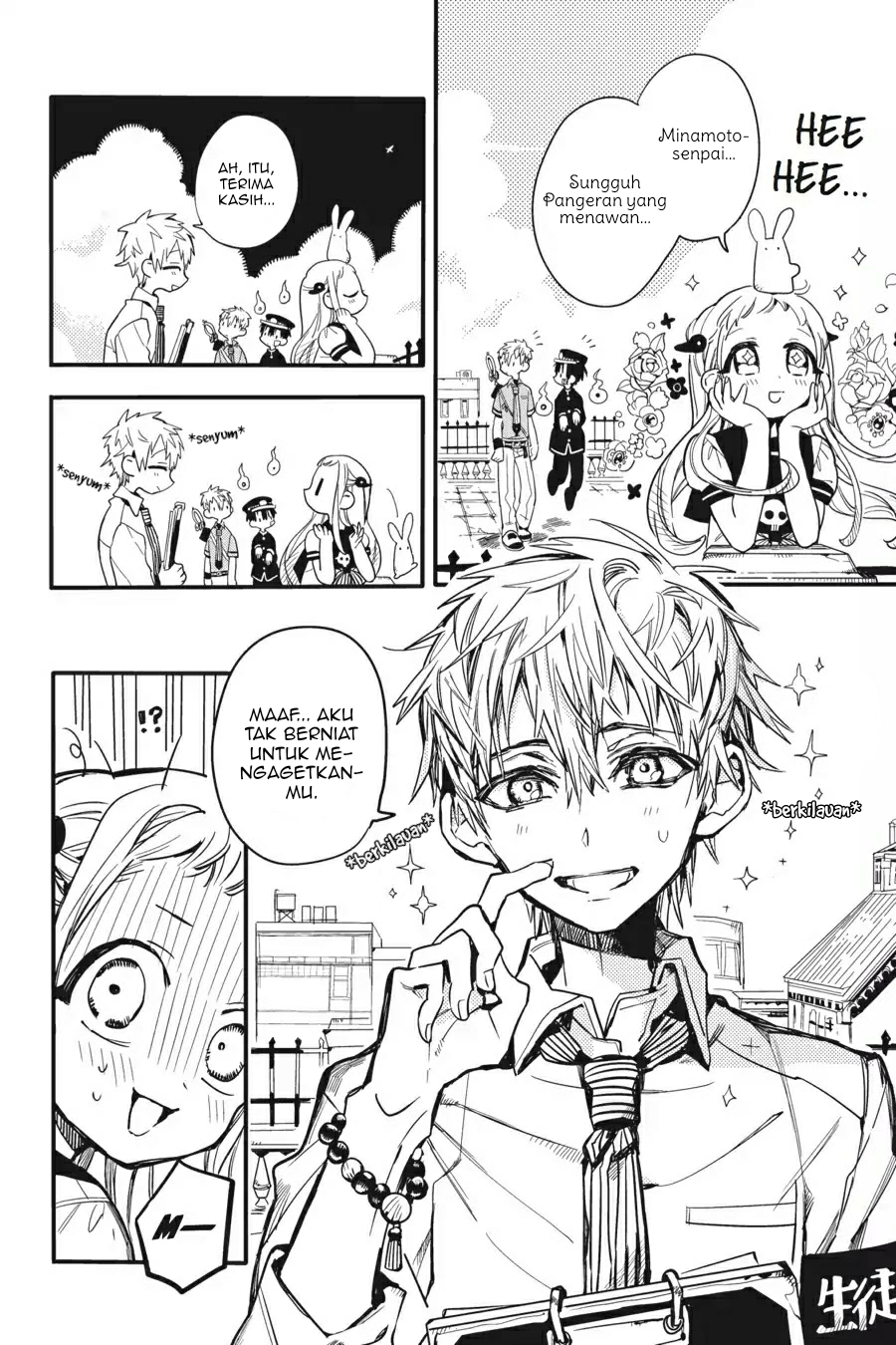 Jibaku Shounen Hanako-kun Chapter 09 Gambar 6