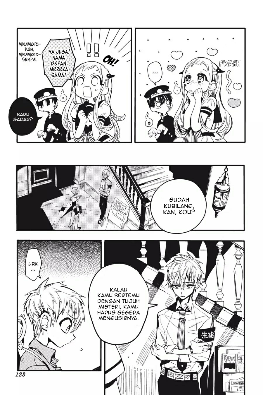 Jibaku Shounen Hanako-kun Chapter 09 Gambar 9