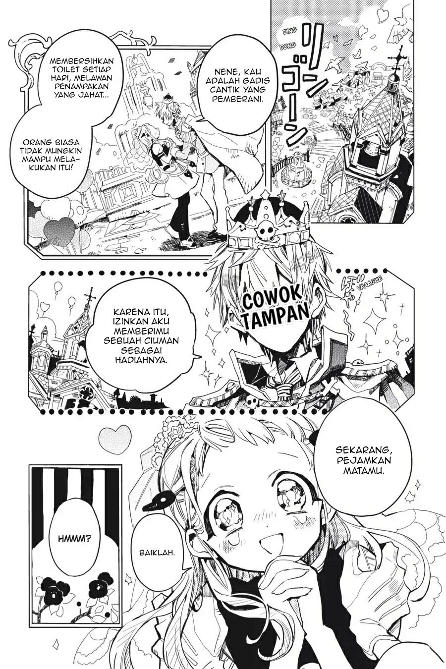Baca Komik Jibaku Shounen Hanako-kun Chapter 08 Gambar 1