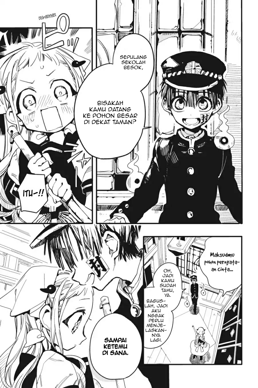 Jibaku Shounen Hanako-kun Chapter 08 Gambar 13