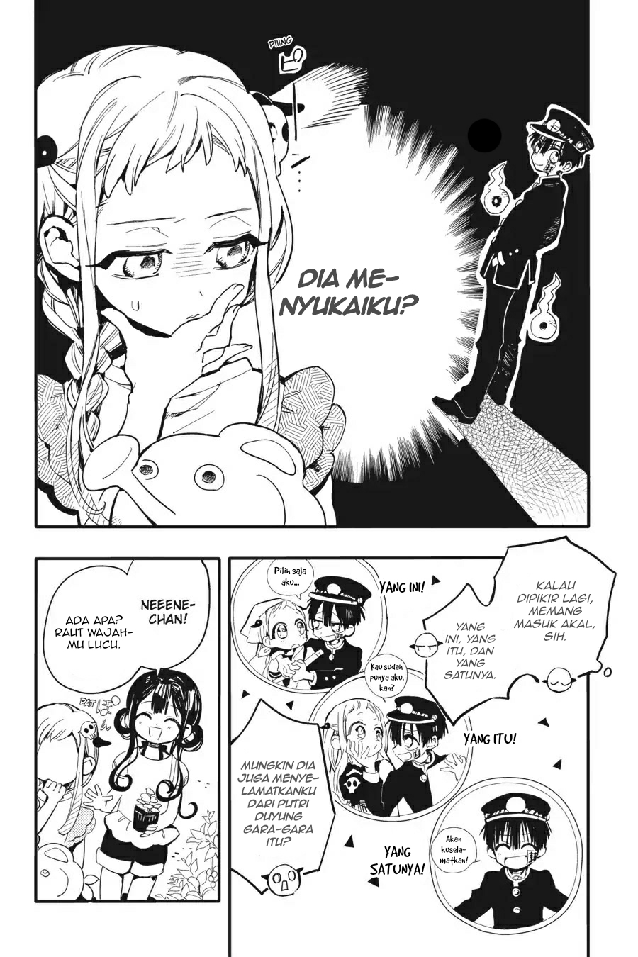 Jibaku Shounen Hanako-kun Chapter 08 Gambar 6