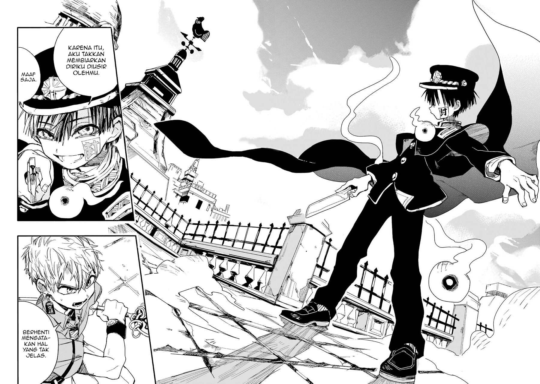 Jibaku Shounen Hanako-kun Chapter 03 Gambar 16
