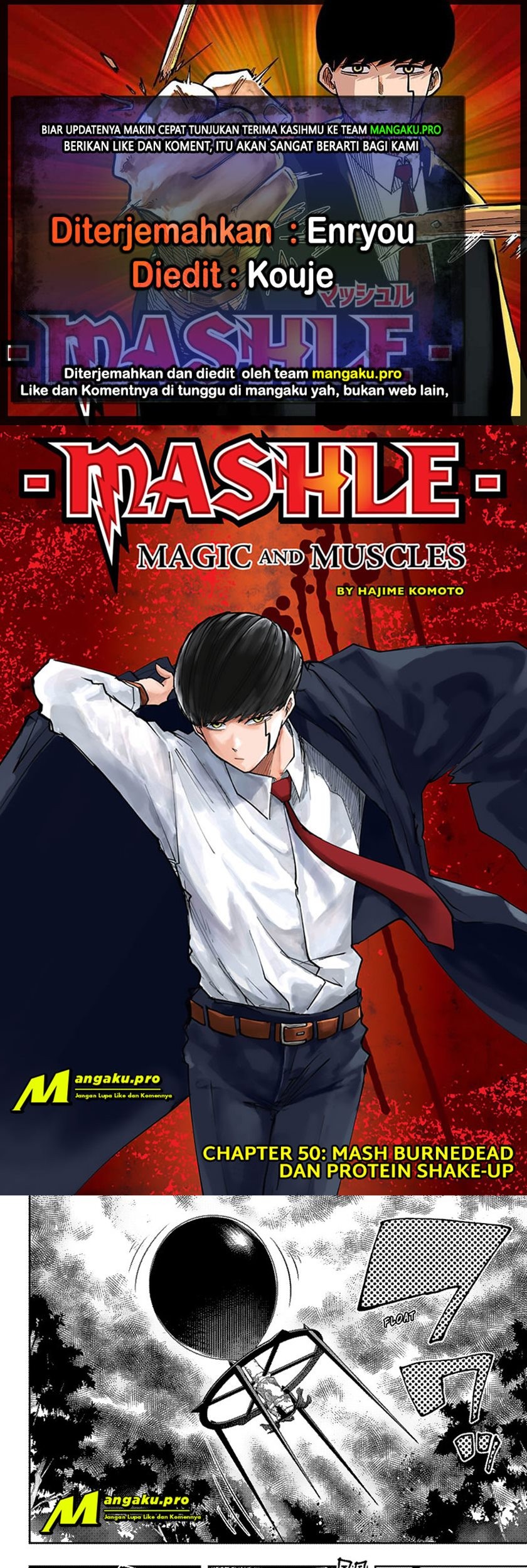 Komik Mashle: Magic and Muscles Chapter 50 gambar 1