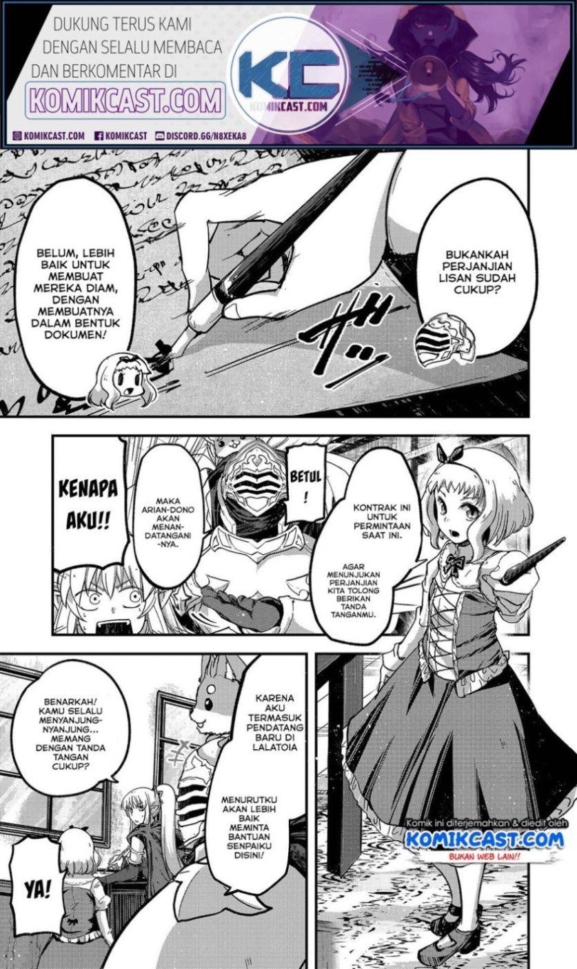 Manga Gaikotsu Kishi-sama, Tadaima Isekai e Odekake-chuu Chapter 39 gambar nomor 2