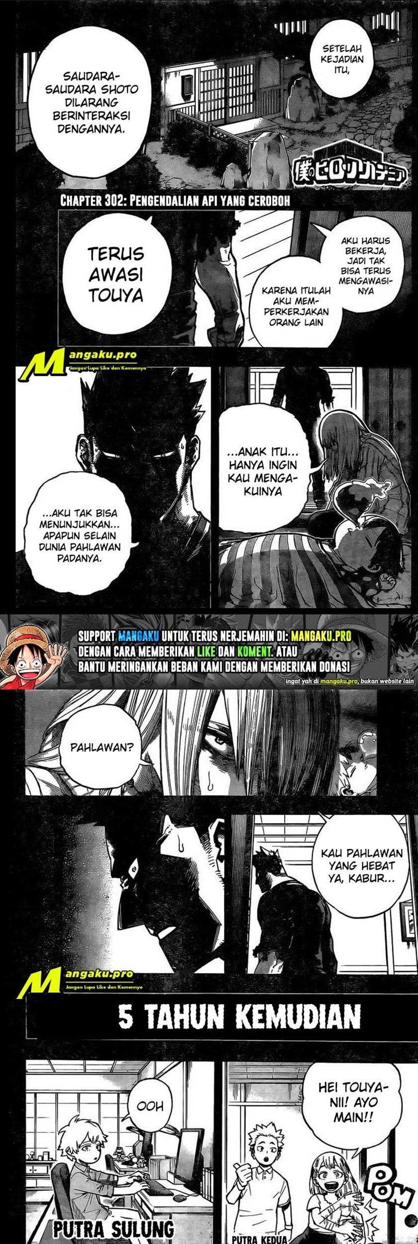 Manga Boku no Hero Academia Chapter 302 gambar nomor 2
