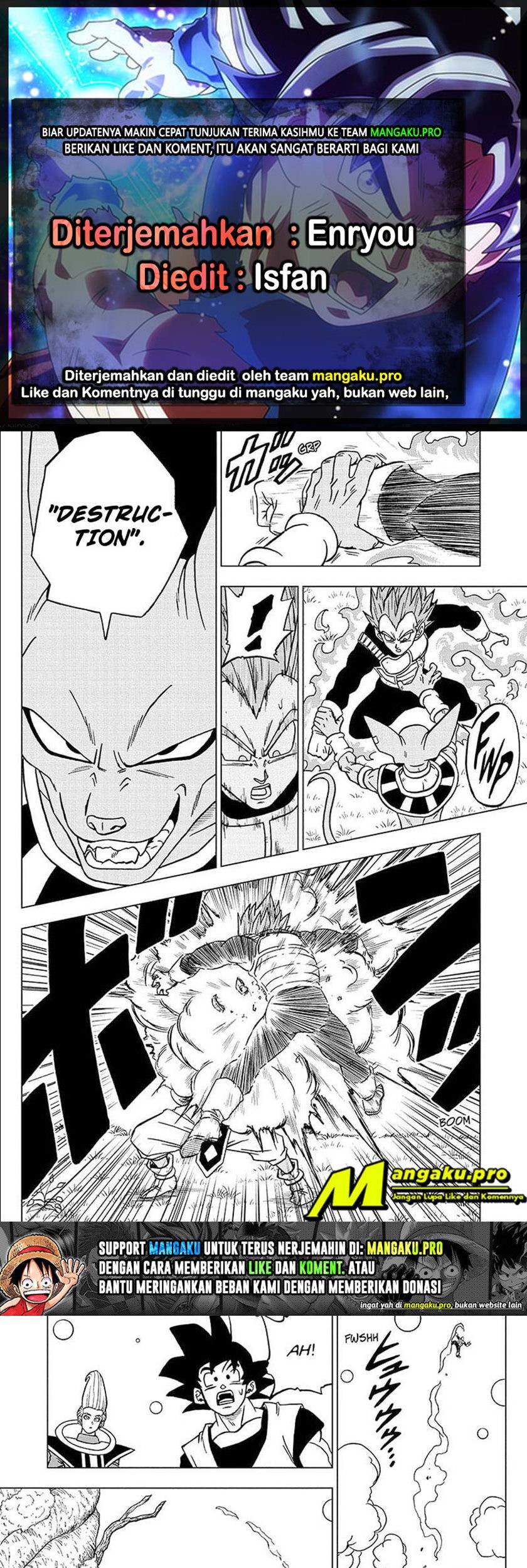 Baca Komik Dragon Ball Super Chapter 69.2 Gambar 1